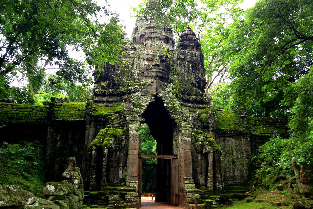 Start your journey with Angkor Thom’s serene glow